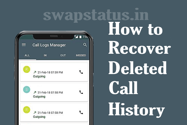 Recover deleted call history